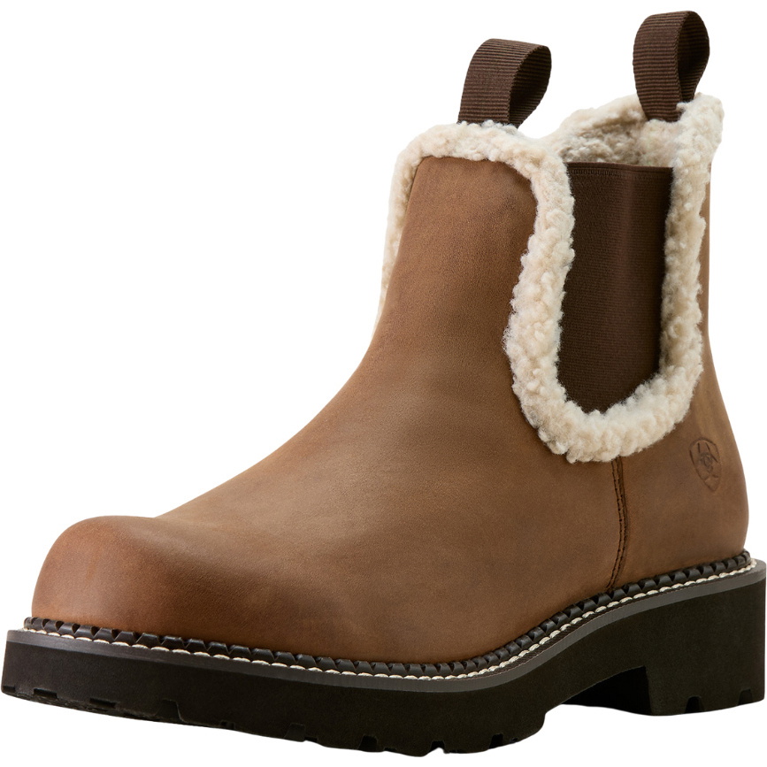 2025 Ariat Femmes Fatbaby Chelsea Confortable Botte De Style Western 10063848 - Distressed Brown